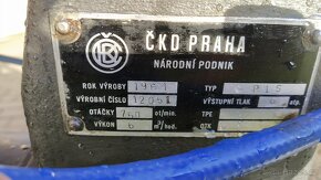 Kompresor ČKD 12l/min 1,1kw 70l  JIŽ OPRAVENO - 6