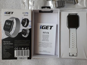 Nové hodinky IGET FIT F3, sada se třemi řemínky - 6