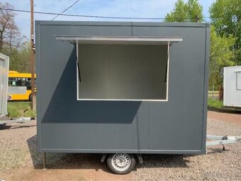 Pojízdná prodejna, gastro přivěs, food truck 3x2, 750kg - 6