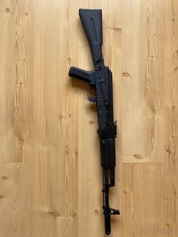Airsoft AK-74, optika, pistol, vesta, baterie. - 6