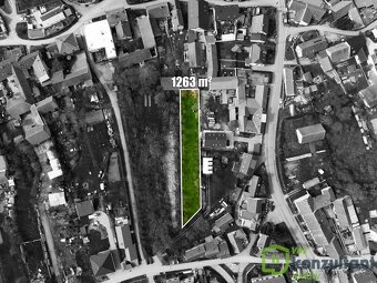 Prodej stavebního pozemku 1263 m2 v obci Svatoslav u Tišnova - 6