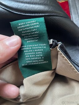 Kožená crossbody kabelka Ralph Lauren - 6