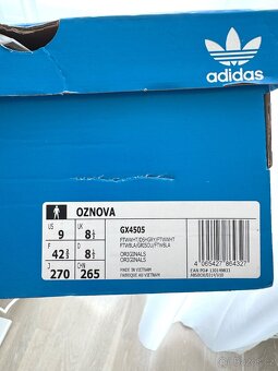 Tenisky Adidas Oznova Sneakersy Pánské Bílé GX4505, 42 2/3 - 6
