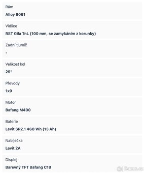 Elektrokolo Levit Muan MX3 - 6