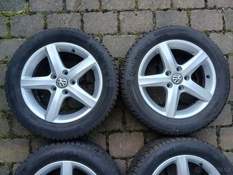 ALU kola,sada,originál VW,ASPEN,205/55 R16,5x112,9,5/8mm - 6