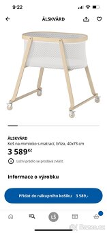 Košik pro miminko s matrací - 6