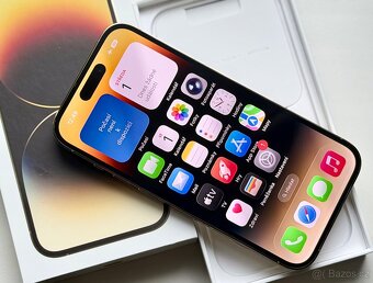 iPhone 14 Pro Gold BATERIE 100% TOP - 6