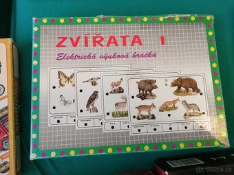 deskové hry, magnetická tabulka s magnetky a puzzle - 6