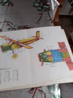Retro stavebnice Merkur 7 plat - 6
