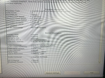 Základní deska Dell Inspiron 5770 I5-8250U - 6