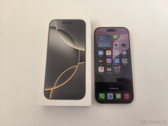 apple iphone 16 PRO 256gb Natural Titanium / Batéria 100% - 6