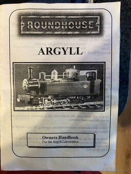 Rádiem řízený parní vlak Roundhouse Argyll G Gauge - 6