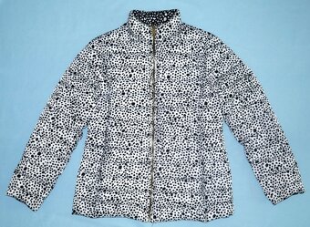 Zimní prošívaná černobílá bunda, vel. M-L, zn. Lolitas&L - 6