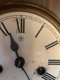 Prodám  starožitné nástěnné hodiny Junghans - 6