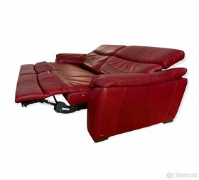 NATUZZI - luxusní kožená polohovací sofa, PC 4.990 EUR - 6