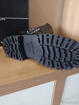 Prodám kožené boty na chopper, vel 42 nové - 6