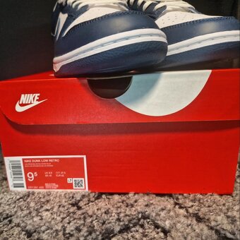 Nike Dunk Low Retro Midnight Navy 43 Nové - 6
