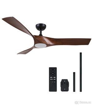 Stropní ventilátor se světlem VONLUCE 132cm - 6