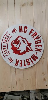 Dřevěné laserována loga hokej-sport-zabava - 6