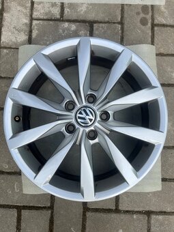 VW alu kola 17” 5×112 – originál, bez pneu - 6