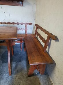 Prodám dřevěný nábytek masiv modřín - 6