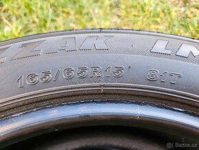 4x Zimní pneu Bridgestone Blizzak LM-20 - 165/65 R15 - 90% - 6