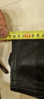 Černé kožené kalhoty s EchtesLeder vel. EUR48 - 6