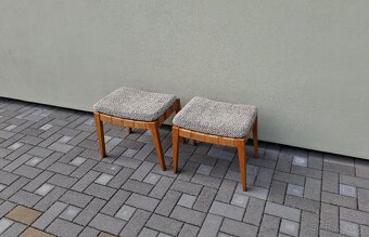 Retro taburetky s výpletem 2ks - 6