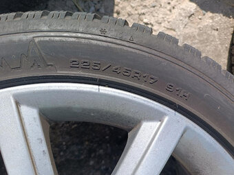 Alu kola 6,5Jx17H2, 5x112, ET49 orig. Škoda Octavia 3 - 6