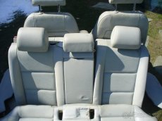 Audi A4/ S4 B6/B7 sedačky polo kuže - 6