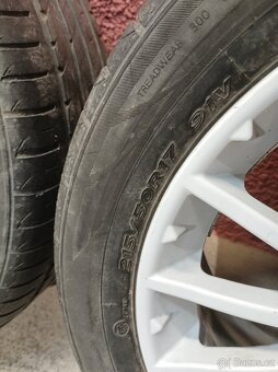 Alu Toora 17" 5x98 Alfa romeo šedá lesklá 215/50 - 6