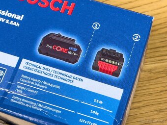 Bosch ProCORE 18V 5.5Ah NOVÝ NEOTVORENÝ akumulátor - 6