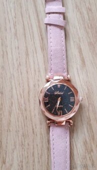 Quartz dámské i dívčí nové růžové hodinky i jako dárek - 6