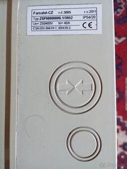 Zásuvková skříň, Přenosný elektrický rozvaděč Famatel - 6