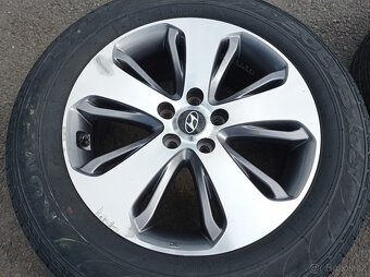 5x114,3 Hyundai Santa Fe 7Jx18 ET41 č. 52910-2B485 alu disky - 6
