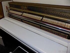 Bílé piano, pianino, klavír Petrof- Rosler - 6