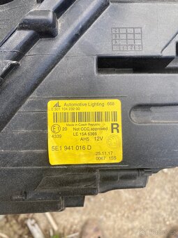 přední světla octavia 3FL právo na náhradní díly - 6
