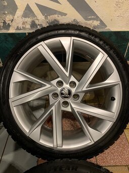 Alu kola Škoda SCALA R18 5X100 ZÁNOVNÍ ZIMNÍ PNEU 205/45 R18 - 6
