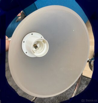 chromový lustr / 5 misek - 6