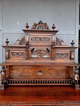 Starožitný francouzský bufet-kabinet Bretaň - 6