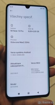 XIAOMI MI Note 10 Pro 5G 8+4/256 + 256GB + EXTRA BALENÍ - 6