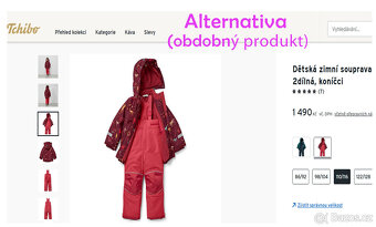 Dětská zimní souprava 110/116 NOVÁ - dívčí, 2dílná - 6