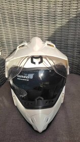 Enduro - adventure helma. Čiré plexi + slun.clona. XL. Nová - 6