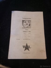 PRODÁM TÉMĚŘ NOVÁ ALU NAZUTÉ NA VYSTAVENÍ 7JX16 - 6