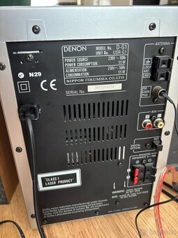 Mini věž Denon D-G1 s plně automatickou kazetou - 6