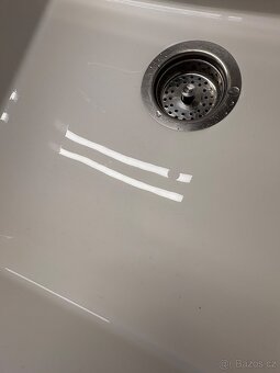 IKEA keramický dřez Havsen + doplňky - 6