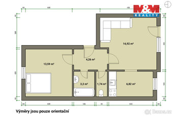 Prodej bytu 2+kk, 47 m², Mariánské Lázně, ul. Kubelíkova - 6