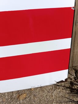 Stará velká smaltovaná cedule TOTAL, 1961, 150x100 - 6