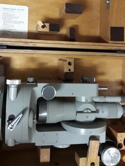 Carl Zeiss Jena Theo 020 –historický theodolit, kufr, návody - 6