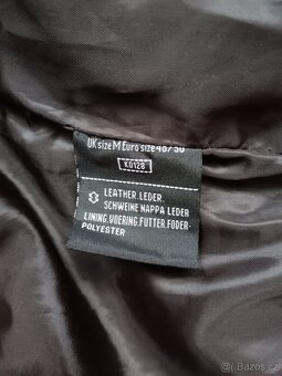 100% KOŽENÁ pánská hnědá měkká bunda UNION RIVER - 6